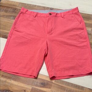 Greg Norman Collection Men's Coral Flat Front Shorts